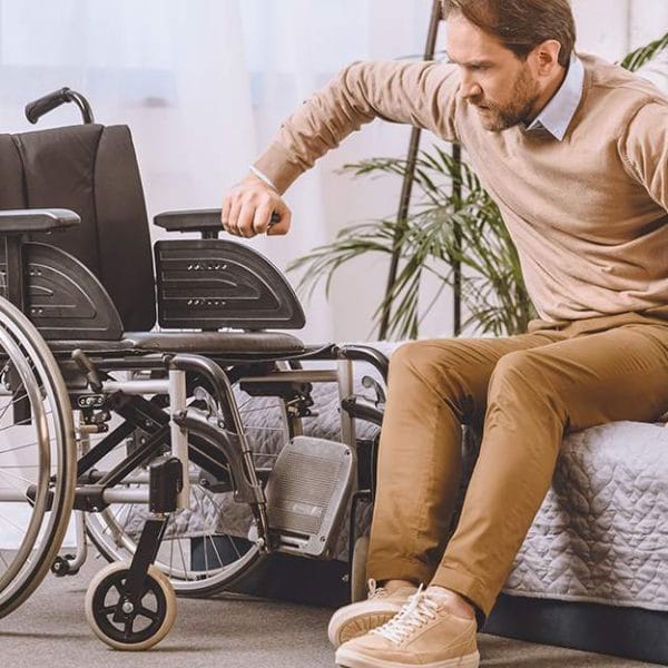 une chambre adaptee pour personne en situation handicap