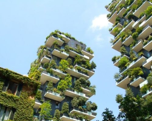 immeuble ecologique vertical verdure