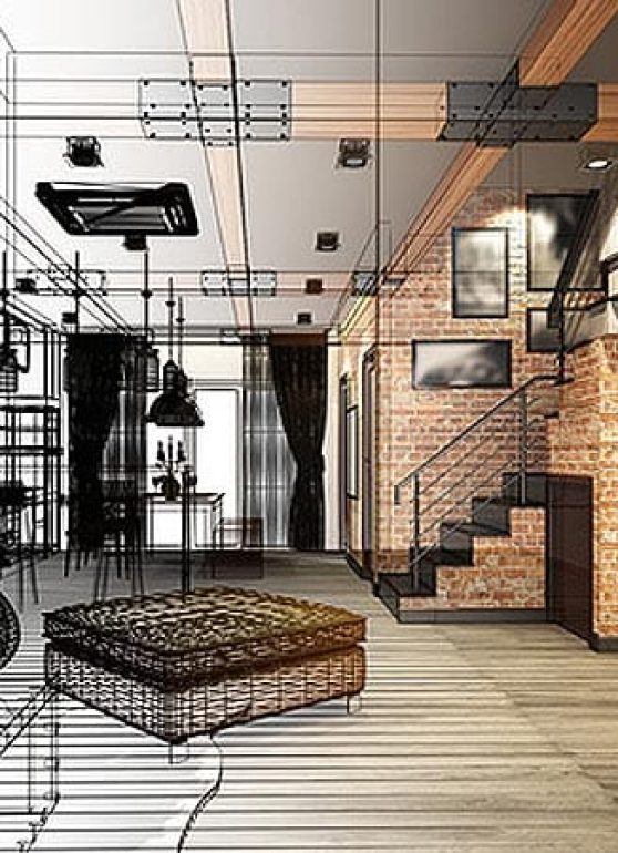 Rendu 3D projet architecture interieur